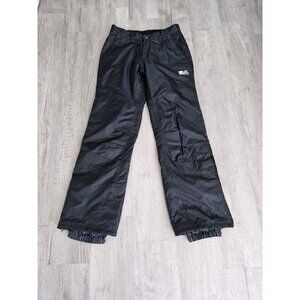 Sims Womens Ski Snowboard Pants Sz M Black Waterproof Insulated Lined Snow 31x33